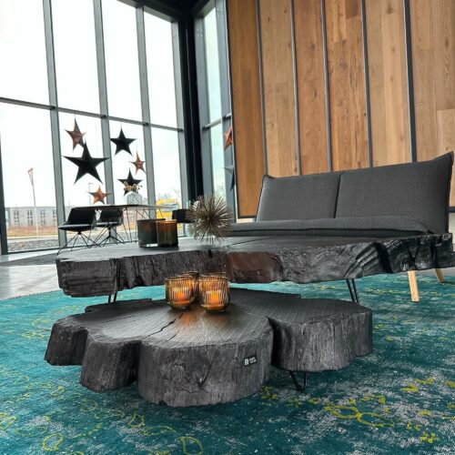 Couchtische aus massiver Eichhe Im RADO Manufaktur Showroom in Herten