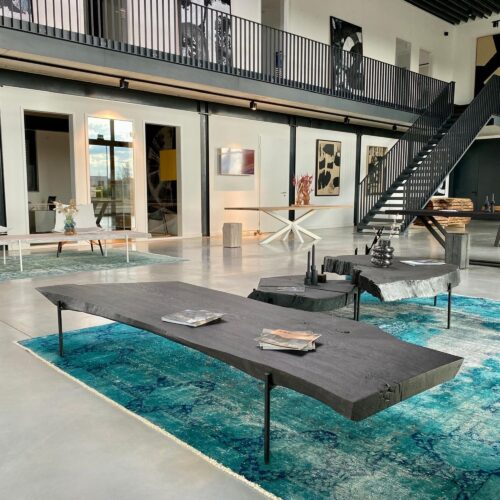 Massivholztisch Eiche geköhlt - Im RADO Manufaktur Showroom in Herten