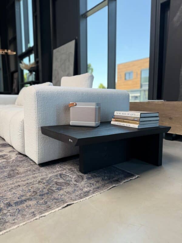 Couchtisch Eiche Schwarz – Modernes Design – 87 x 57 x 32 cm