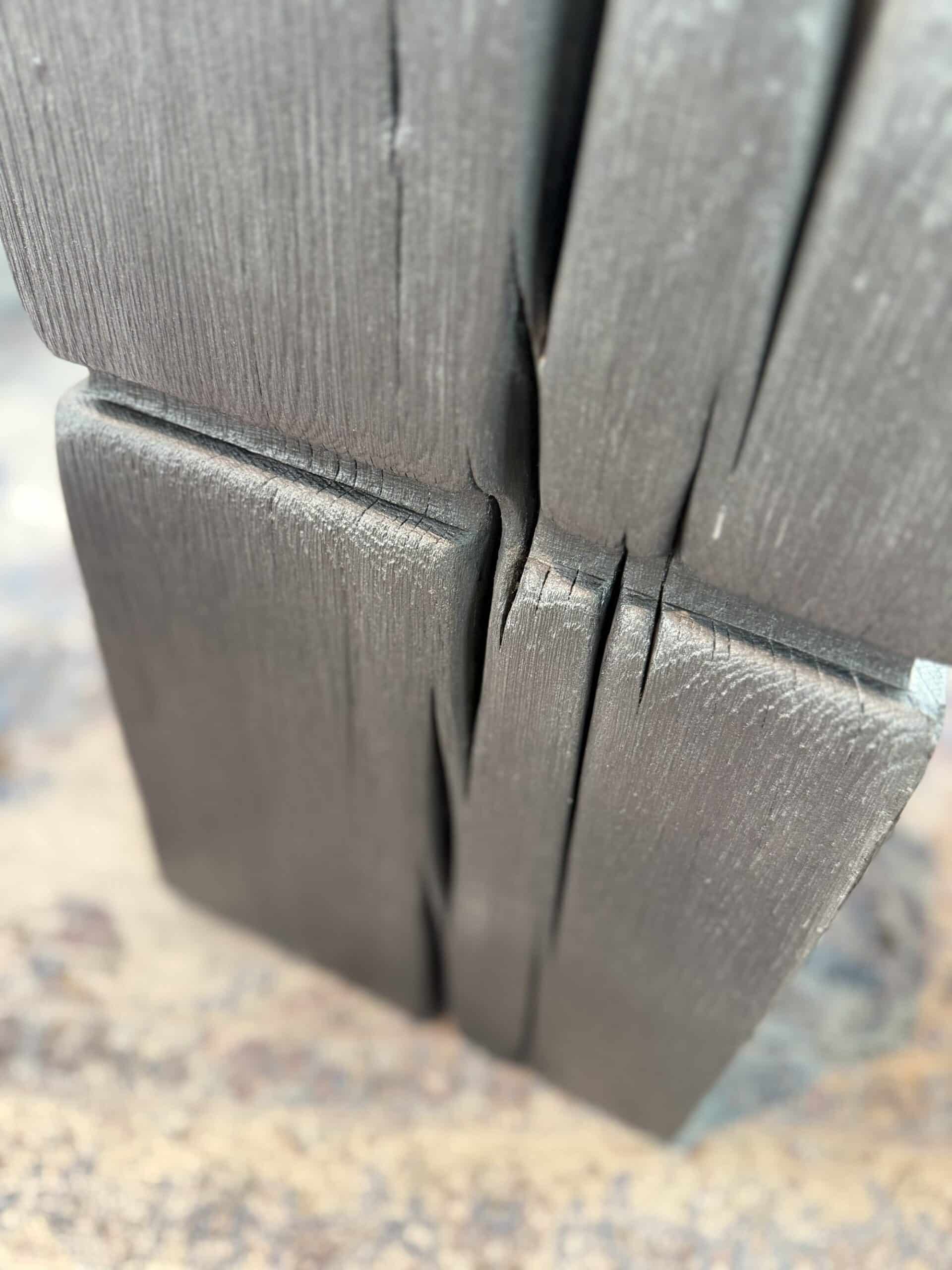 RADO CUBO Massivholz Hocker schwarz - 30 x 30 x 45 cm