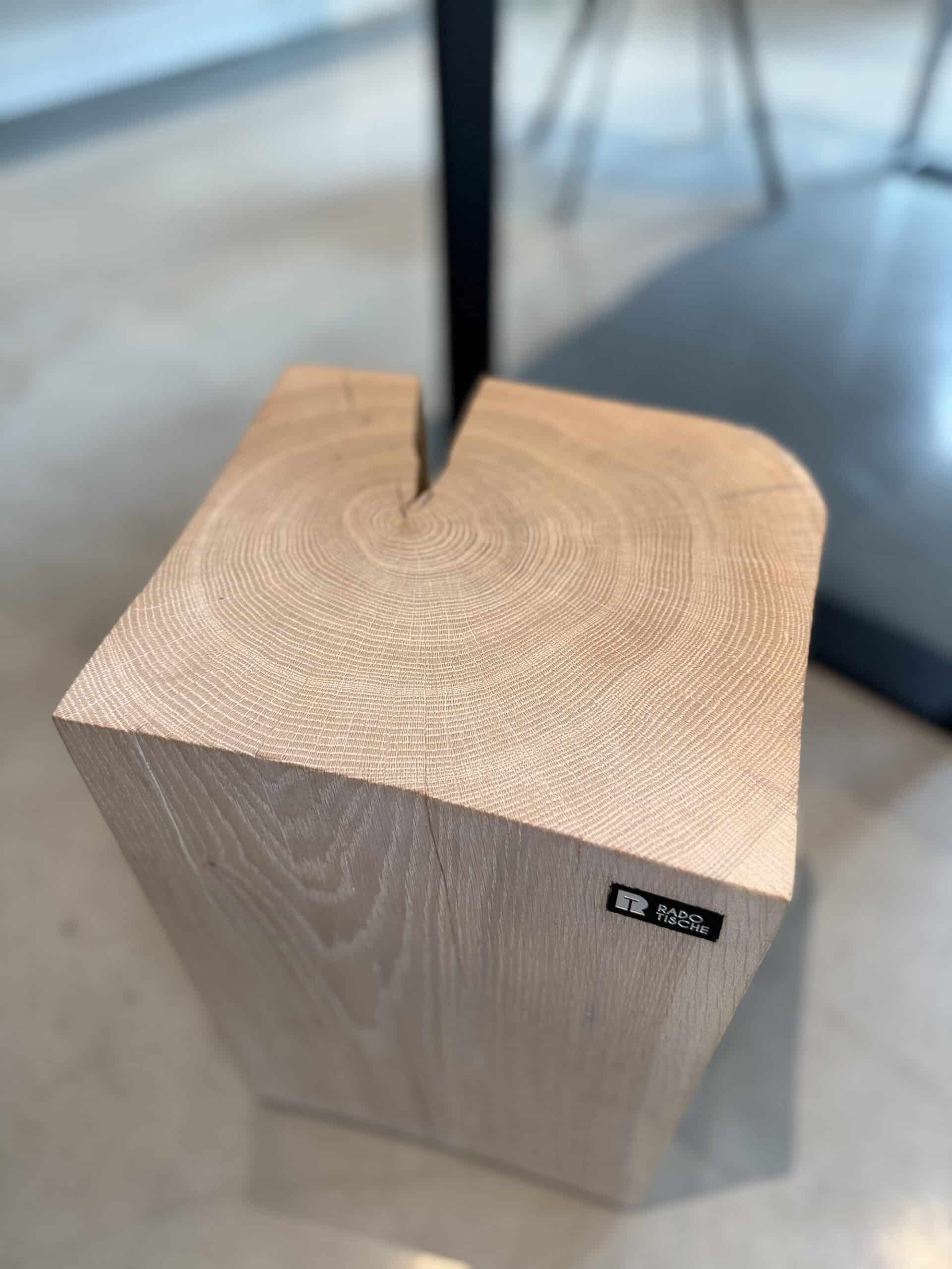 RADO CUBO massivholzhocker weiß 30 x 30 x 45 cm